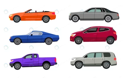 side view different car models flat illustrations crc91df68a0 size1.68mb - title:graphic home - اورچین فایل - format: - sku: - keywords: p_id:353984