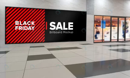 sign board wall mockup shopping center with black crc7db865a1 size52.46mb - title:graphic home - اورچین فایل - format: - sku: - keywords: p_id:353984