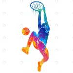 silhouette basketball player with ball from splas crc2338712c size7.53mb - title:Home - اورچین فایل - format: - sku: - keywords:وکتور,موکاپ,افکت متنی,پروژه افترافکت p_id:63922