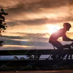 - silhouette cyclist cyclist riding bicycle mountai crc4e816b31 size5.38mb 5110x2874 - Home