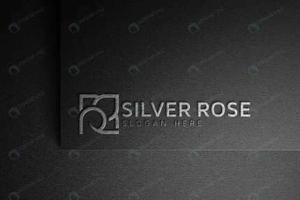 silver rose logo mockup dark paper 1.webp crc51dcf3e3 size67.06mb 1 - title:graphic home - اورچین فایل - format: - sku: - keywords: p_id:353984