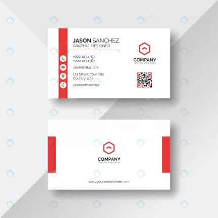 simple clean white business card with red details crc0742594e size1.63mb - title:graphic home - اورچین فایل - format: - sku: - keywords: p_id:353984