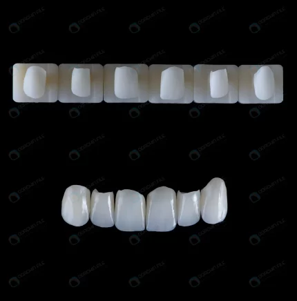 six upper jaw frontal ceramic crowns prosthesis b crc5c11beda size2.00mb 4435x4500 - title:graphic home - اورچین فایل - format: - sku: - keywords: p_id:353984