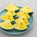 - slice yellow watermelon semangka kuning grey back crc62410b69 size14.97mb 6240x4160 - Home