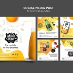 - smoothie bar social media post template - Home