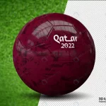 soccer ball world cup qatar 2022 3d illustration rnd631 frp19422016 - title:Home - اورچین فایل - format: - sku: - keywords:وکتور,موکاپ,افکت متنی,پروژه افترافکت p_id:63922