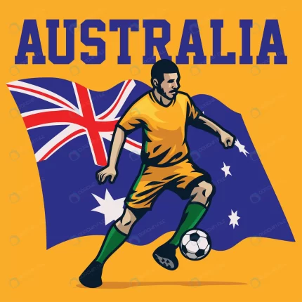 soccer player australia rnd713 frp2226977 - title:graphic home - اورچین فایل - format: - sku: - keywords: p_id:353984