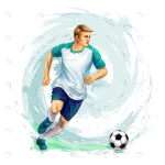 - soccer player with ball from splash watercolors v crc2aba62af size8.18mb - Home
