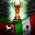 soccer world cup trophy with flag mexico rnd840 frp34594901 - title:Home - اورچین فایل - format: - sku: - keywords:وکتور,موکاپ,افکت متنی,پروژه افترافکت p_id:63922