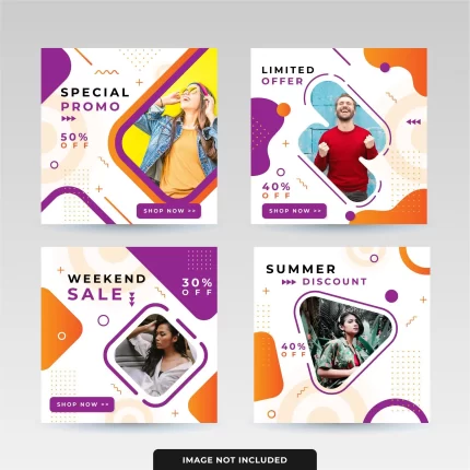 social media post design templates pack crc4d84b993 size4mb - title:graphic home - اورچین فایل - format: - sku: - keywords: p_id:353984