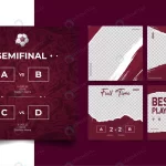 social media post template qatar 2022 football cha rnd257 frp33230586 - title:Home - اورچین فایل - format: - sku: - keywords:وکتور,موکاپ,افکت متنی,پروژه افترافکت p_id:63922