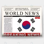 south korea country newspaper flag breaking news n rnd722 frp31992657 - title:Home - اورچین فایل - format: - sku: - keywords:وکتور,موکاپ,افکت متنی,پروژه افترافکت p_id:63922