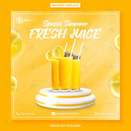 special summer fresh juice instagram post templat crc4239f571 size19.13mb - title:graphic home - اورچین فایل - format: - sku: - keywords: p_id:353984