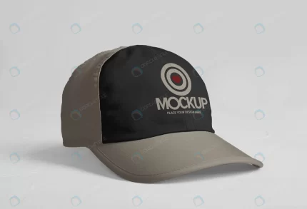 sports cap logo mockup design isolated crc9039007a size72.82mb - title:graphic home - اورچین فایل - format: - sku: - keywords: p_id:353984
