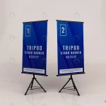 - standing tripod banner mockup advertising crc279df73a size13.57mb - Home