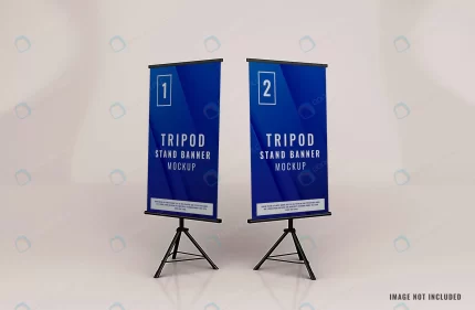 standing tripod banner mockup advertising crc279df73a size13.57mb - title:graphic home - اورچین فایل - format: - sku: - keywords: p_id:353984