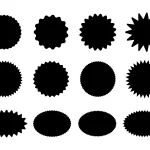 - starburst stickers black sunburst badges isolated crca400ed6b size583.39kb - Home