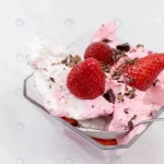 strawberry ice cream bowl with fresh strawberries crc16140452 size1.97mb 6720x4480 - title:Home - اورچین فایل - format: - sku: - keywords:وکتور,موکاپ,افکت متنی,پروژه افترافکت p_id:63922