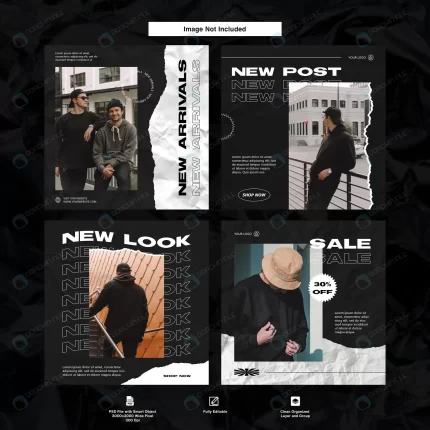 street fashion man instagram post template design crce59b71ef size62.99mb - title:graphic home - اورچین فایل - format: - sku: - keywords: p_id:353984