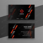 - stylish black business card with red geometric li crcbfb9b7a3 size639.75kb - Home