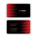 stylish business card with red bursts crc6385b33a size2.29mb - title:Home - اورچین فایل - format: - sku: - keywords:وکتور,موکاپ,افکت متنی,پروژه افترافکت p_id:63922