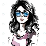 stylish girl sunglasses illustration crc5fa64629 size2.44mb - title:Home - اورچین فایل - format: - sku: - keywords:وکتور,موکاپ,افکت متنی,پروژه افترافکت p_id:63922