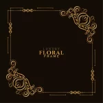 - stylish golden floral frame design ornamental crcdccd36fc size1.6mb - Home