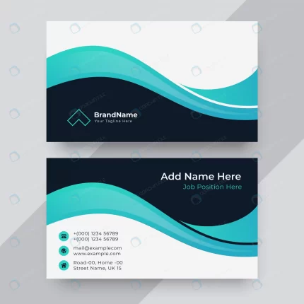 stylish wave business card template design crc6fc370c8 size1.09mb - title:graphic home - اورچین فایل - format: - sku: - keywords: p_id:353984