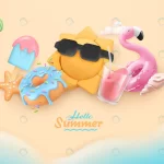 summer beach holiday 3d card with sea sun donut i crc5839b466 size9.61mb - title:Home - اورچین فایل - format: - sku: - keywords:وکتور,موکاپ,افکت متنی,پروژه افترافکت p_id:63922