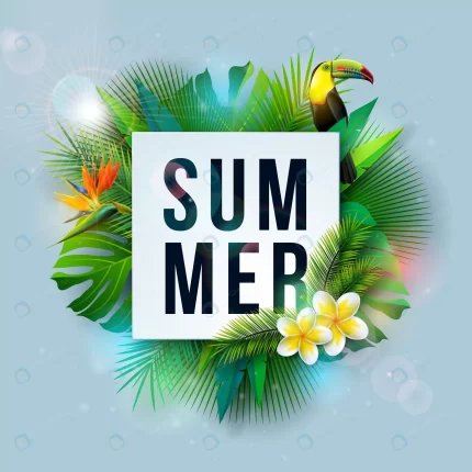 summer holiday illustration with flower tropical crce64b0f48 size4.85mb - title:graphic home - اورچین فایل - format: - sku: - keywords: p_id:353984