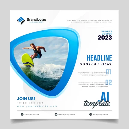 surfer flyer template - title:graphic home - اورچین فایل - format: - sku: - keywords: p_id:353984