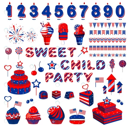 sweets party usa design elements rnd322 frp31145559 - title:graphic home - اورچین فایل - format: - sku: - keywords: p_id:353984
