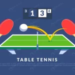 - table tennis concept illustration crcffb4fdb1 size0.32mb - Home