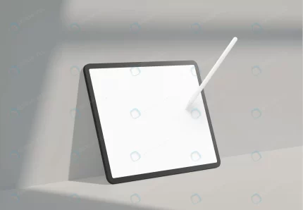 tablet computer with blank screen 3d illustration rnd702 frp30595316 - title:graphic home - اورچین فایل - format: - sku: - keywords: p_id:353984