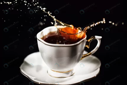 tea splashes white cup black background crc3c9edf3d size6.86mb 5616x3744 - title:graphic home - اورچین فایل - format: - sku: - keywords: p_id:353984