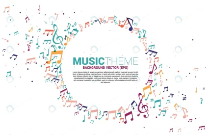 template banner poster colorful music melody note rnd834 frp5650160 1 - title:graphic home - اورچین فایل - format: - sku: - keywords: p_id:353984