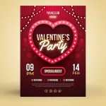 template flat valentine s day party flyer - title:Home - اورچین فایل - format: - sku: - keywords:وکتور,موکاپ,افکت متنی,پروژه افترافکت p_id:63922