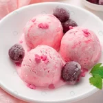three balls ice cream with frozen cherries hearts crc47343096 size8.83mb 5530x4000 - title:Home - اورچین فایل - format: - sku: - keywords:وکتور,موکاپ,افکت متنی,پروژه افترافکت p_id:63922