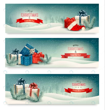three christmas banners with presents crc377e5d3b size14.51mb - title:graphic home - اورچین فایل - format: - sku: - keywords: p_id:353984