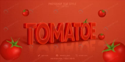 tomatoe 3d text style effect template design crcb75abc72 size50.18mb - title:graphic home - اورچین فایل - format: - sku: - keywords: p_id:353984
