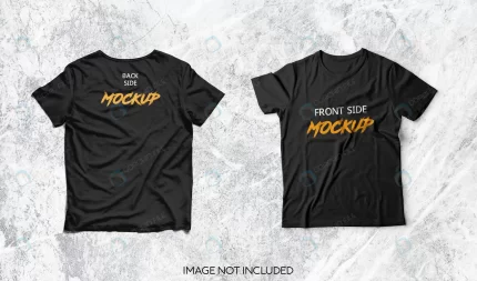 top view black t shirt mockup crc44956dd0 size91.71mb - title:graphic home - اورچین فایل - format: - sku: - keywords: p_id:353984
