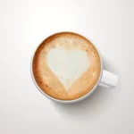 top view cup coffee with latte art crcdc04555d size5.94mb - title:Home - اورچین فایل - format: - sku: - keywords:وکتور,موکاپ,افکت متنی,پروژه افترافکت p_id:63922