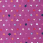 - top view pink smooth fabric with colourful stars t rnd554 frp29238575 1 - Home