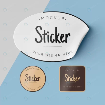 top view sticker collection mock up 2 crc255f96d8 size68.04mb - title:graphic home - اورچین فایل - format: - sku: - keywords: p_id:353984
