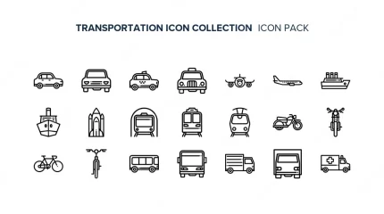 transportation icon collection rnd400 frp26036368 - title:graphic home - اورچین فایل - format: - sku: - keywords: p_id:353984