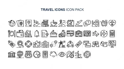 travel app icons rnd997 frp26034661 - title:graphic home - اورچین فایل - format: - sku: - keywords: p_id:353984