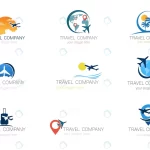 travel company logos set template tourism agency c rnd755 frp4777845 - title:Home - اورچین فایل - format: - sku: - keywords:وکتور,موکاپ,افکت متنی,پروژه افترافکت p_id:63922