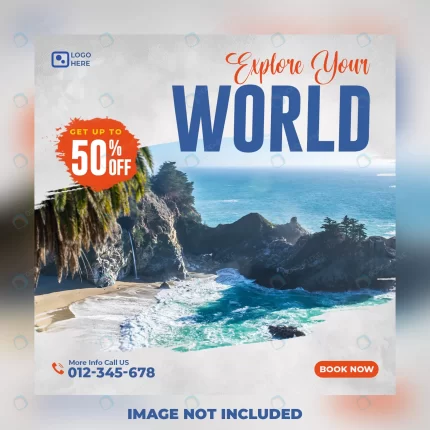 travel social media post banner template rnd318 frp24860234 - title:graphic home - اورچین فایل - format: - sku: - keywords: p_id:353984