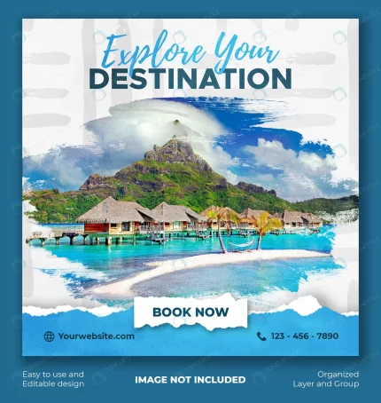 traveling social media banner posts template rnd372 frp21012975 - title:graphic home - اورچین فایل - format: - sku: - keywords: p_id:353984