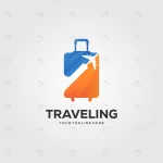 - traveling suitcase logo rnd343 frp7108420 - Home
